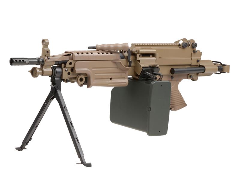 A&K M249 Para with Sound Control Drum Magazine (Tan - AK-M249-PARA-P)