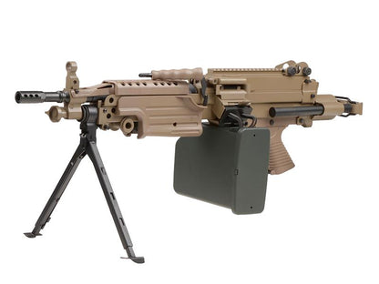A&K M249 Para with Sound Control Drum Magazine (Tan - AK-M249-PARA-P)