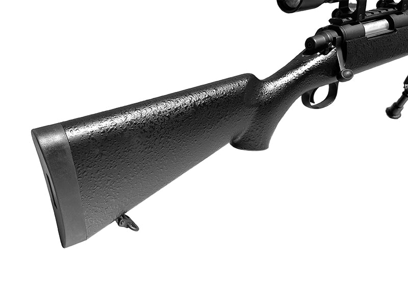 Snow Wolf VSR-10 Spring Sniper Rifle with Scope and Bipod (Black - SW-10B++)