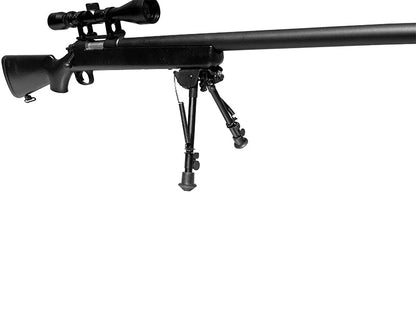 Snow Wolf VSR-10 Spring Sniper Rifle with Scope and Bipod (Black - SW-10B++)