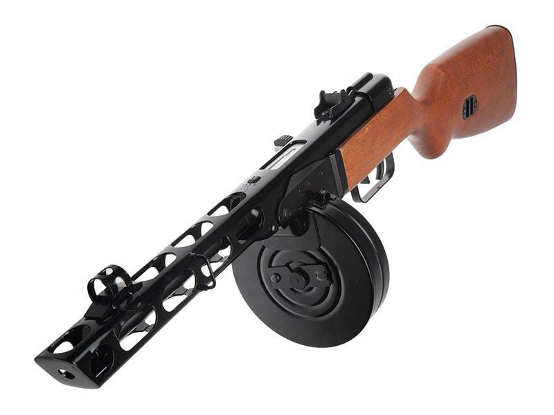 Snow Wolf PPSH AEG (Real Wood - SW-09W - Dual Magazine)