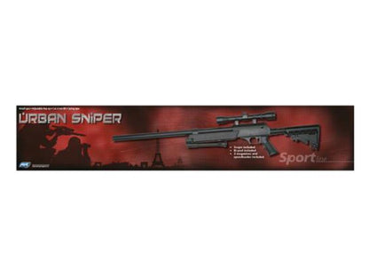 ASG Urban Spring Sniper Rifle With Scope & Bipod (L96 - Black)