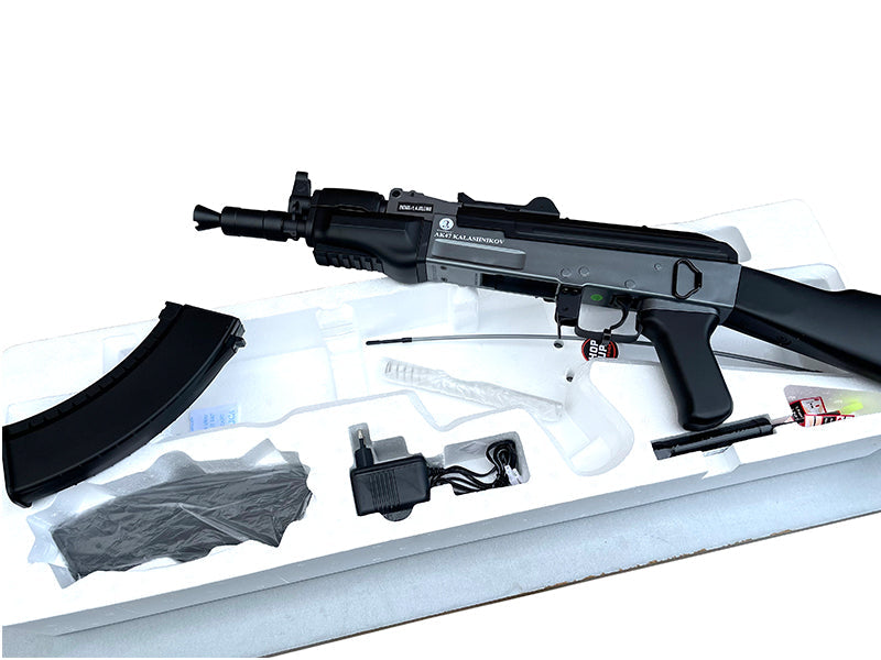 Kalashnikov Beta Spetsnaz AK AEG (With Bat. and Charger, 1 Kilo 0.25g BB Pellets and Rifle Bag - 120913)