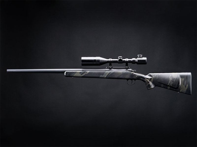 Barrett Firearms by EMG Fieldcraft Precision Bolt-Action Sniper Rifle with Featherweight Zero Trigger (Black-Cam - APS - BF-BKMC)