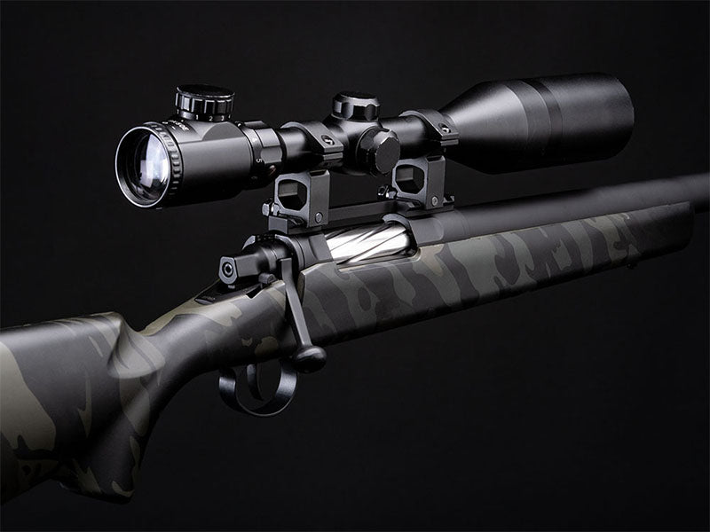 Barrett Firearms by EMG Fieldcraft Precision Bolt-Action Sniper Rifle with Featherweight Zero Trigger (Black-Cam - APS - BF-BKMC)