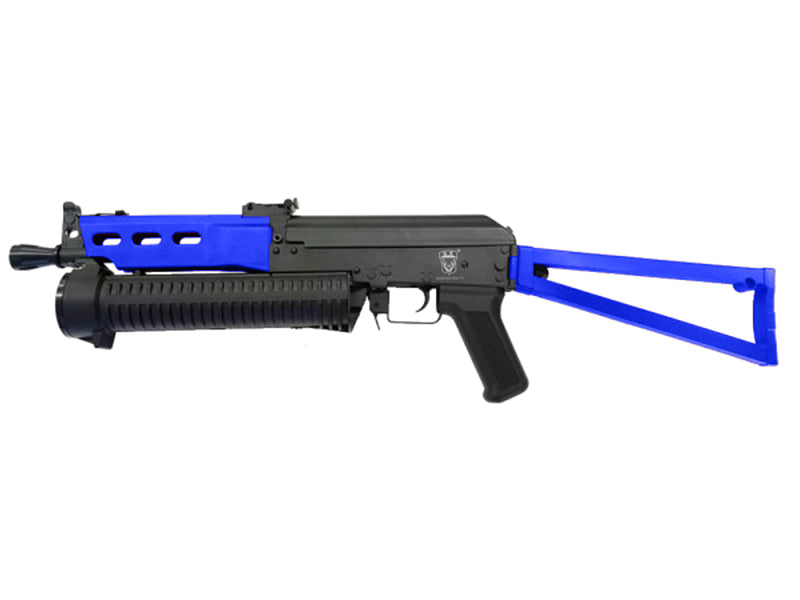Golden Eagle PP-19 Bizon SMG AEG (Folding Stock -6835) (Blue)