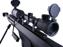 Barrett M82A1 Electric AEG Sniper Rifle Compact with Scope and Bipod (Snow Wolf - Black - SW-02CQB-A-BK)