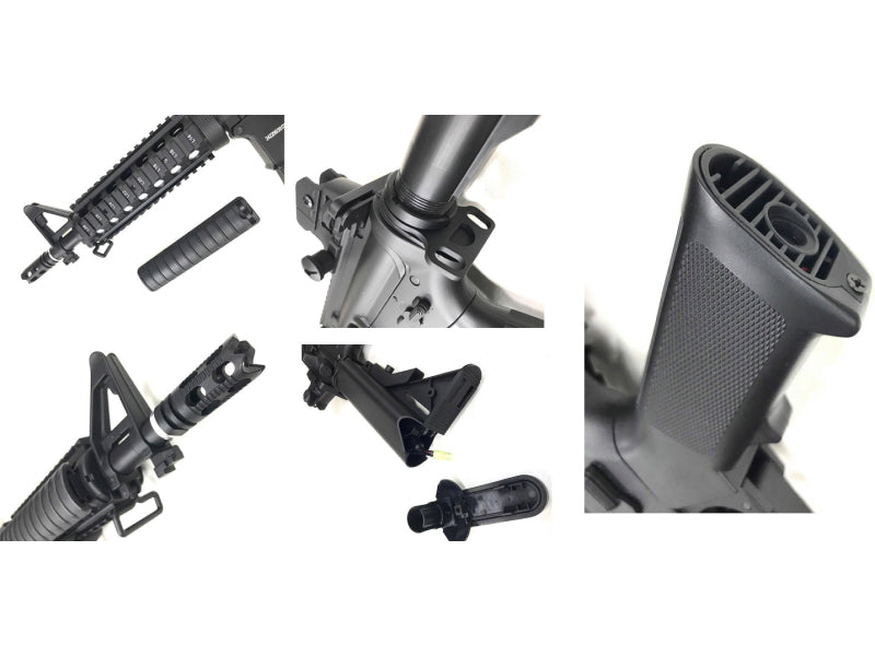 JG M4 CQB AEG (Full Metal - 4003T - Black)