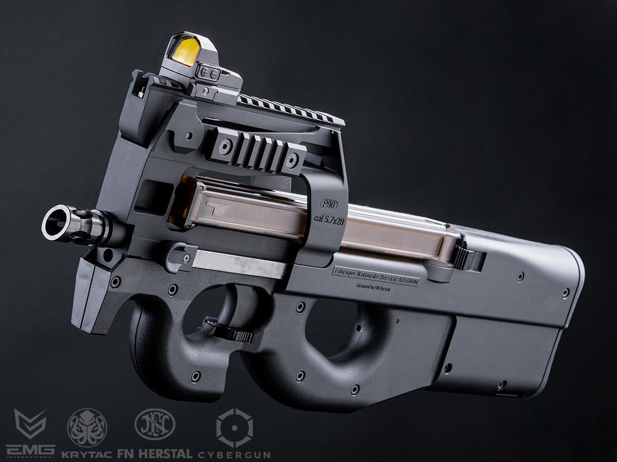 FN Herstal P90 SMG AEG (By Krytac/EMG - Black - KTAEG-FNP90-BK02)