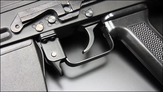 SRC SR74 Gas Blowback Rifle (Long - Wire Stock - Black - GB-202TM)