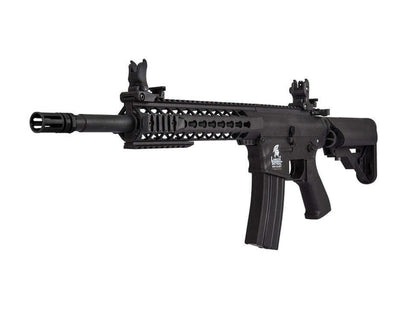 Lancer Tactical M4 LT-12K Keymod AEG Rifle (Inc. Battery and Smart Charger - Black)