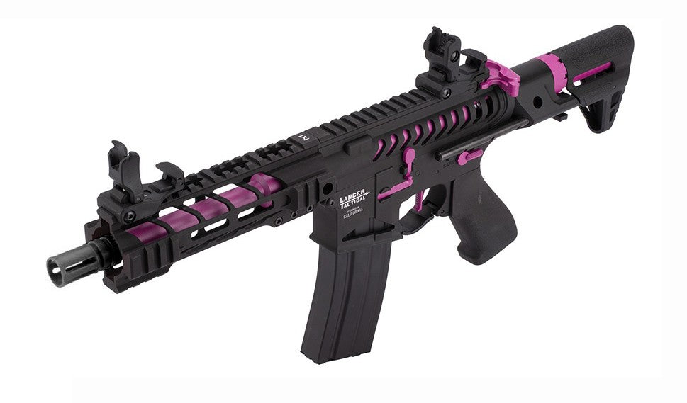 Lancer Tactical M4 LT-34 Enforcer Battle Hawk PDW 7' (Short - Purple)