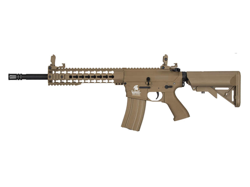 Lancer Tactical M4 LT-12K Keymod AEG Rifle (Inc. Battery and Smart Charger - Tan)
