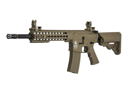 Lancer Tactical M4 10" LT-19 Keymod AEG Rifle (Inc. Battery and Smart Charger - Tan)