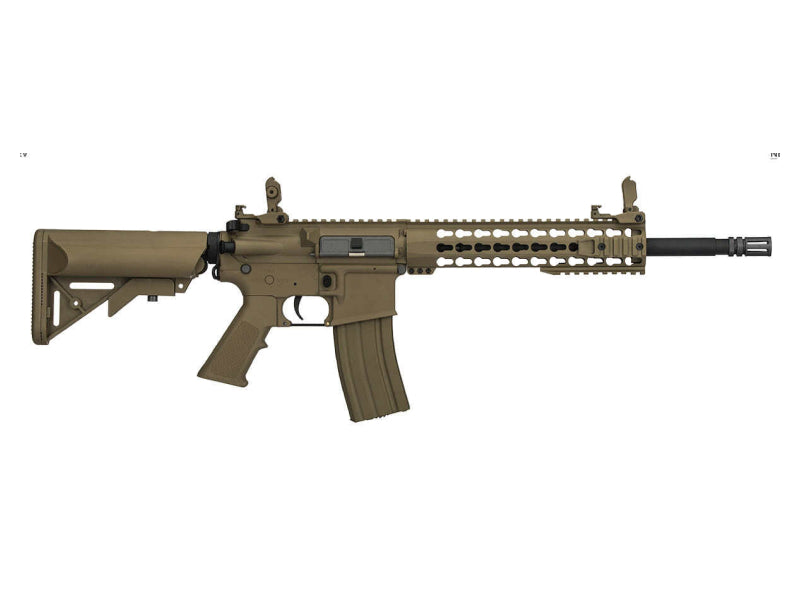 Lancer Tactical M4 10" LT-19 Keymod AEG Rifle (Inc. Battery and Smart Charger - Tan)