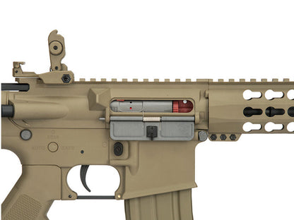 Lancer Tactical M4 10" LT-19 Keymod AEG Rifle (Inc. Battery and Smart Charger - Tan)