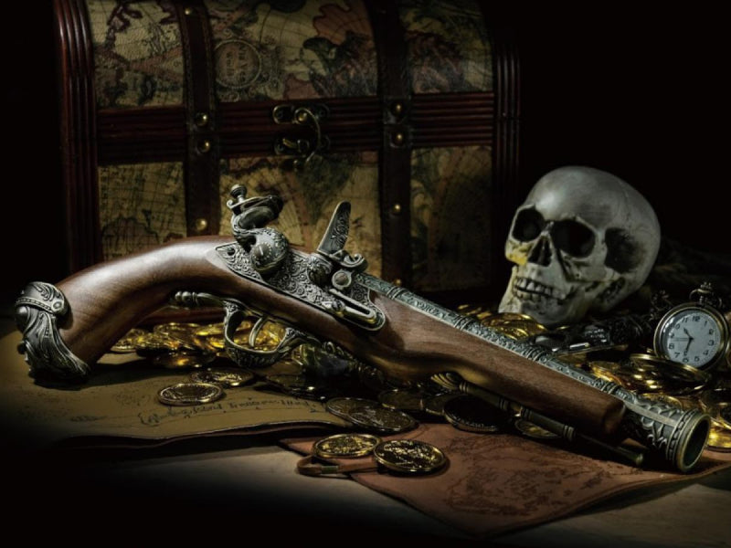 HFC Pirate Flintlock Co2 (18th Century - HG-502BN - Silver)