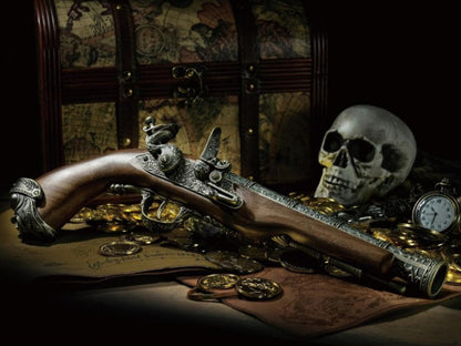 HFC Pirate Flintlock Co2 (18th Century - HG-502BN - Silver)