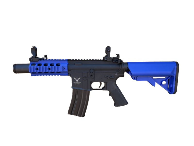 Huntsman Tactical M4 AEG (Polymer Body with Mosfet - Inc. Bat. and Charger - HMT12-212748-BLUE)