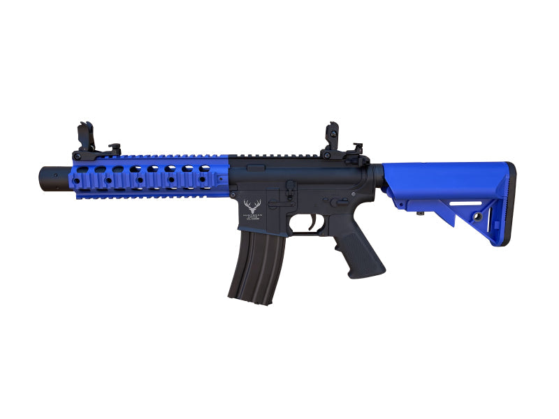 Huntsman Tactical M4 Long AEG (Polymer Body with Mosfet - Inc. Bat. and Charger - HMT14-212749-BLUE)