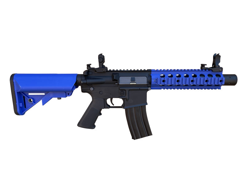 Huntsman Tactical M4 Long AEG (Polymer Body with Mosfet - Inc. Bat. and Charger - HMT14-212749-BLUE)