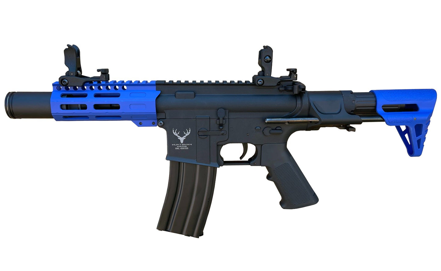 Huntsman Tactical M4 PDW M-Lok AEG (Polymer Body with Mosfet - HMT17-212752-BLUE)