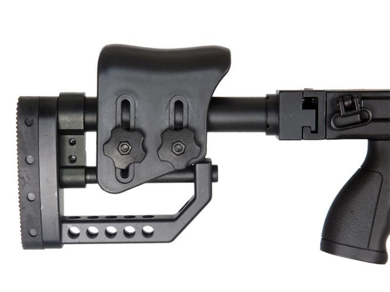 Well MB4411a PSG-1 Spring Sniper Rifle (Upgraded Steel Parts - Black)