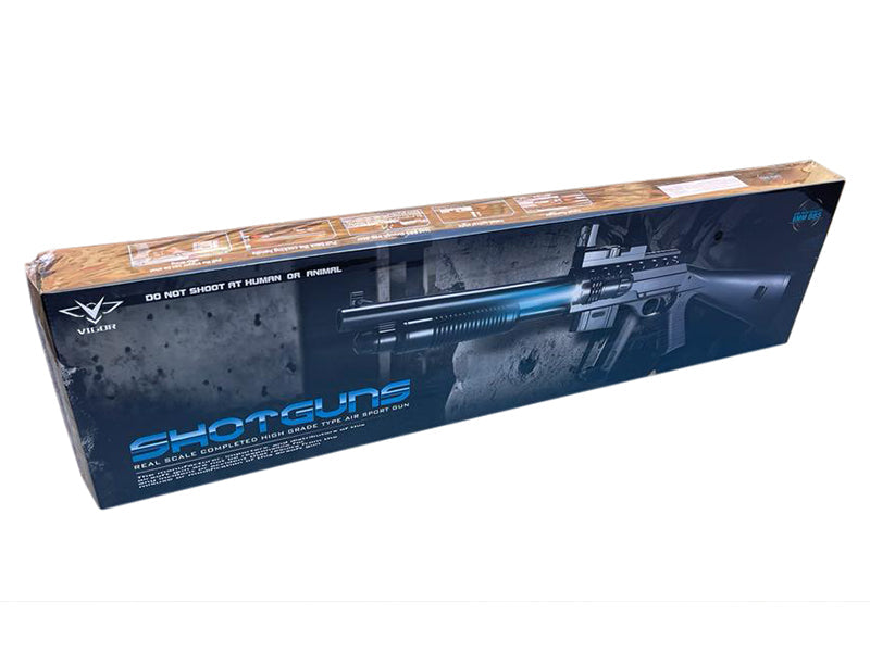 Vigor Long Pump Action Shotgun (Two Tone Blue - 0581B)