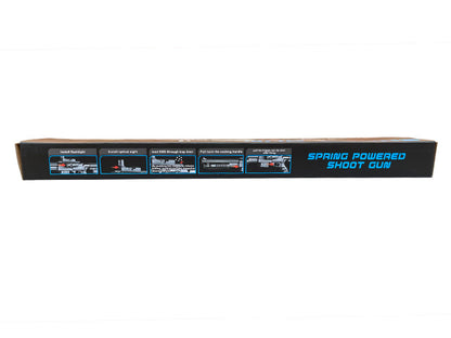 Vigor M870 Custom Tactical Pump Action Shotgun (RIS - Two Tone Blue - 0581D - M4 Stock Long)