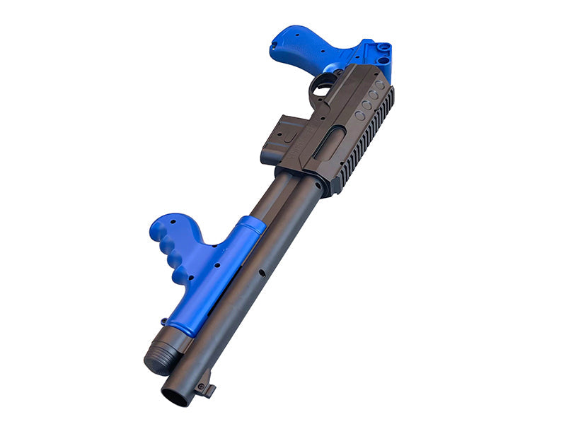Vigor M870 Custom Tactical Pump Action Shotgun (RIS - Two Tone Blue - 0681 - Short)