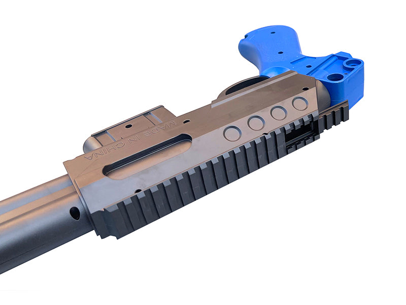 Vigor M870 Custom Tactical Pump Action Shotgun (RIS - Two Tone Blue - 0681 - Short)