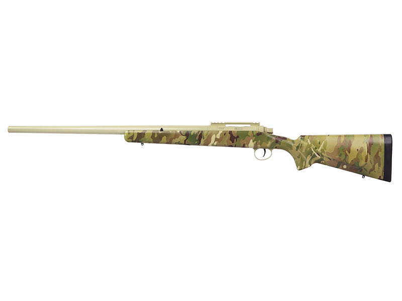 Barrett Firearms by EMG Fieldcraft Precision Bolt-Action Sniper Rifle with Featherweight Zero Trigger (Multi-Cam - APS - BF-MC)