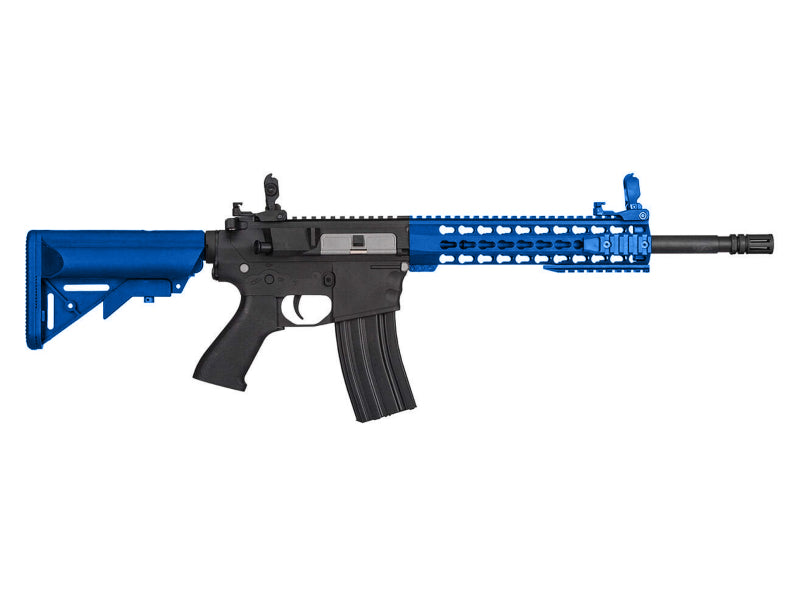 Lancer Tactical M4 LT-12K Keymod AEG Rifle (Inc. Battery and Smart Charger - Blue)