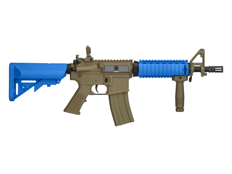 Lancer Tactical M4 LT-02 CQBR AEG Rifle (Inc. Battery and Smart Charger - Blue)