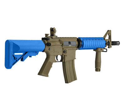 Lancer Tactical M4 LT-02 CQBR AEG Rifle (Inc. Battery and Smart Charger - Blue)