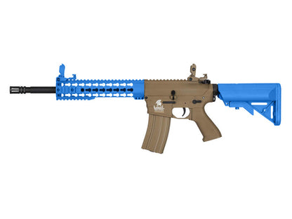 Lancer Tactical M4 LT-12K Keymod AEG Rifle (Inc. Battery and Smart Charger - Blue)