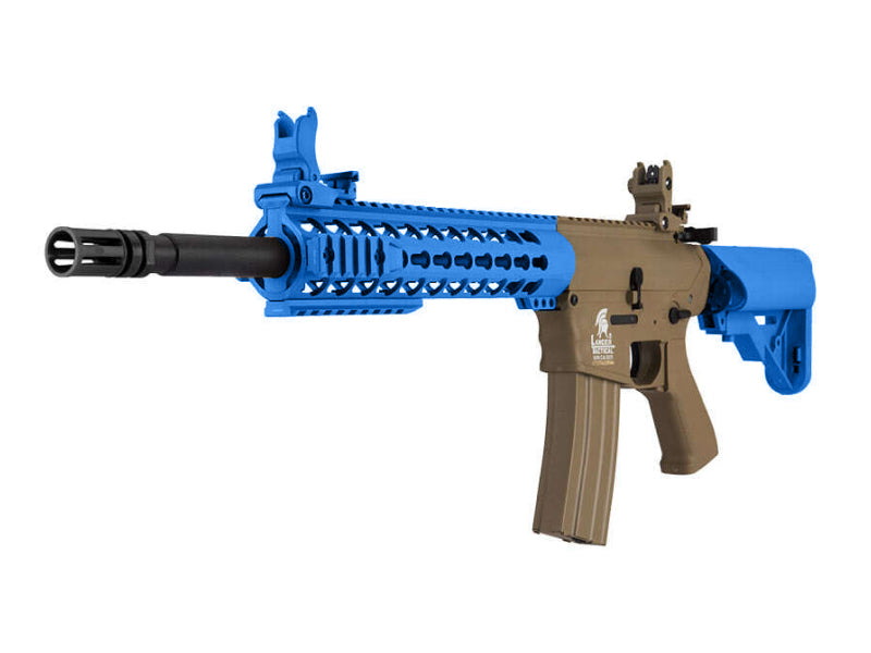 Lancer Tactical M4 LT-12K Keymod AEG Rifle (Inc. Battery and Smart Charger - Blue)