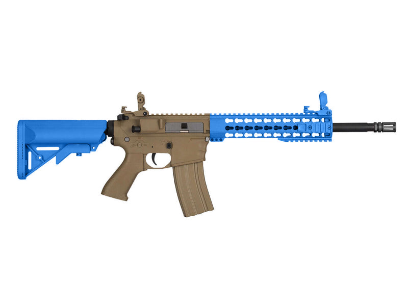 Lancer Tactical M4 LT-12K Keymod AEG Rifle (Inc. Battery and Smart Charger - Blue)
