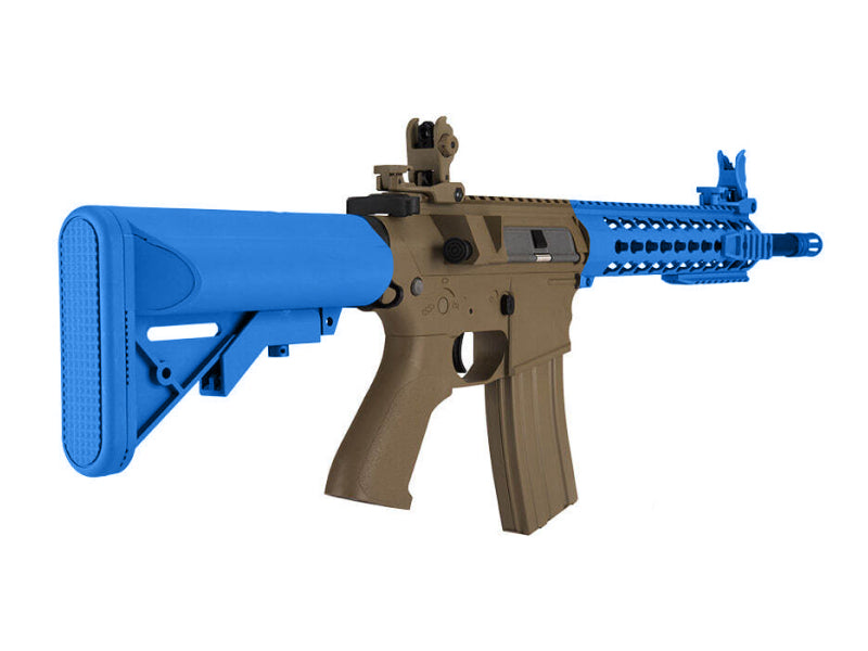 Lancer Tactical M4 LT-12K Keymod AEG Rifle (Inc. Battery and Smart Charger - Blue)