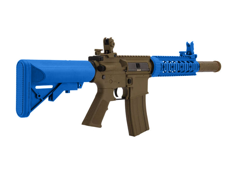 Lancer Tactical M4 LT-15 Gen2 AEG Rifle (Inc. Battery and Smart Charger - Blue)