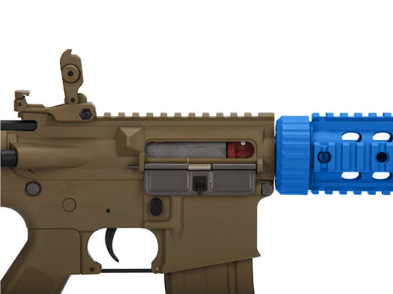 Lancer Tactical M4 LT-15 Gen2 AEG Rifle (Inc. Battery and Smart Charger - Blue)