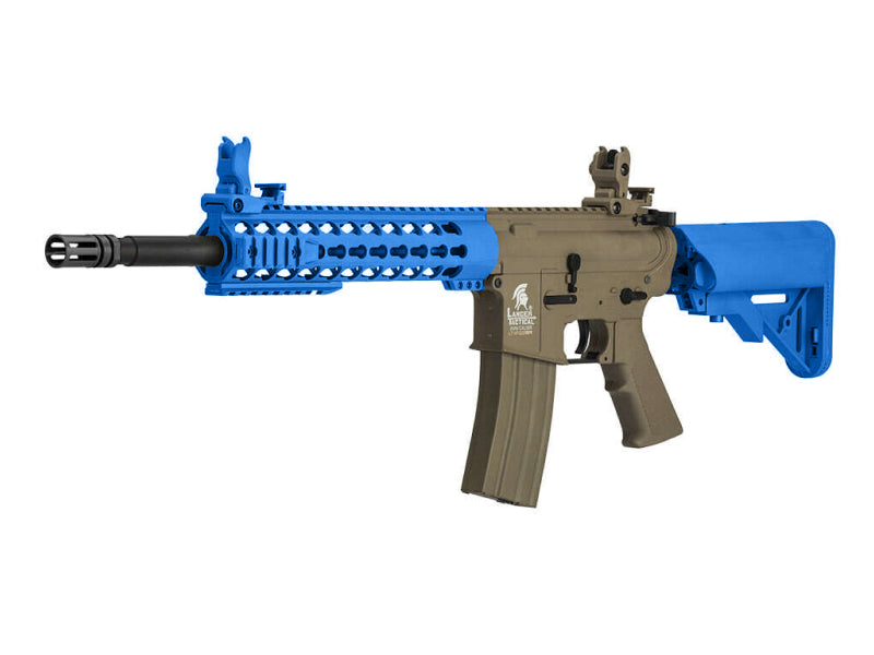 Lancer Tactical M4 10" LT-19 Keymod AEG Rifle (Inc. Battery and Smart Charger - Blue)