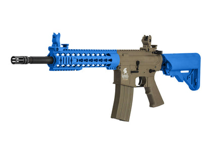 Lancer Tactical M4 10" LT-19 Keymod AEG Rifle (Inc. Battery and Smart Charger - Blue)