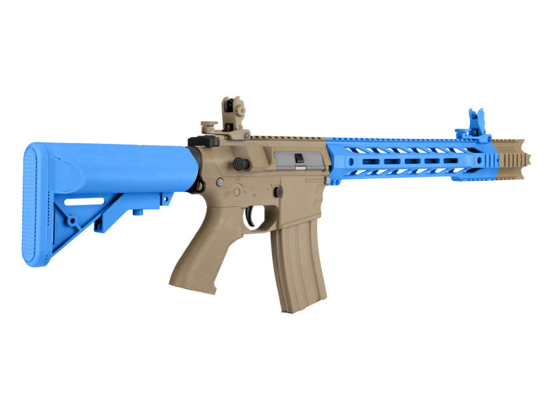 Lancer Tactical M4 LT-25 Interceptor AEG Rifle (Inc. Battery and Smart Charger - Blue)