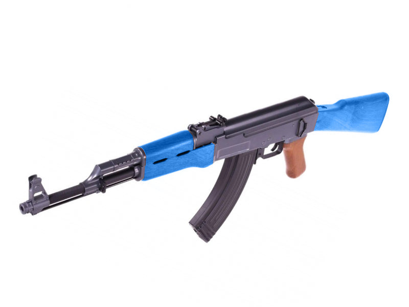 JG AK74 AEG (Polymer Body/Faux Wood - Metal Gearbox - 0506MG) Blue