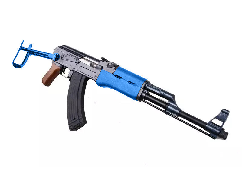 JG AK74 AEG (Polymer Body/Faux Wood - Metal Gearbox - 0507MG) Blue