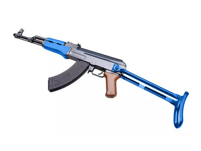 JG AK74 AEG (Metal/Body - Faux Wood - Metal Gearbox - 0507T) Blue
