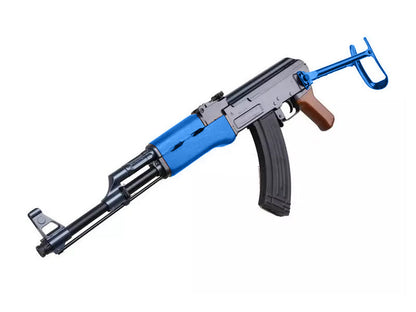 JG AK74 AEG (Metal/Body - Faux Wood - Metal Gearbox - 0507T) Blue
