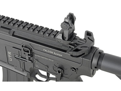 Double Eagle x Aeroknox M4 10.5" AEG Rifle with Falcon EFCS (Polymer Handguard - M916G - Black)