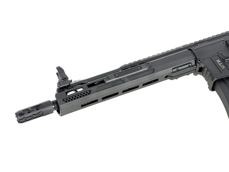 Double Eagle x Aeroknox M4 10.5" AEG Rifle with Falcon EFCS (Polymer Handguard - M916G - Black)